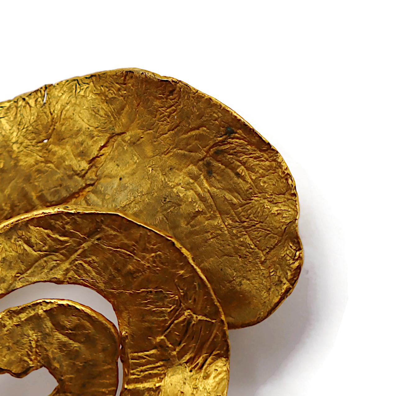 CHRISTIAN LACROIX by CHRISTIANE BILLET Vintage Massive Clip-On Earrings For Sale 13