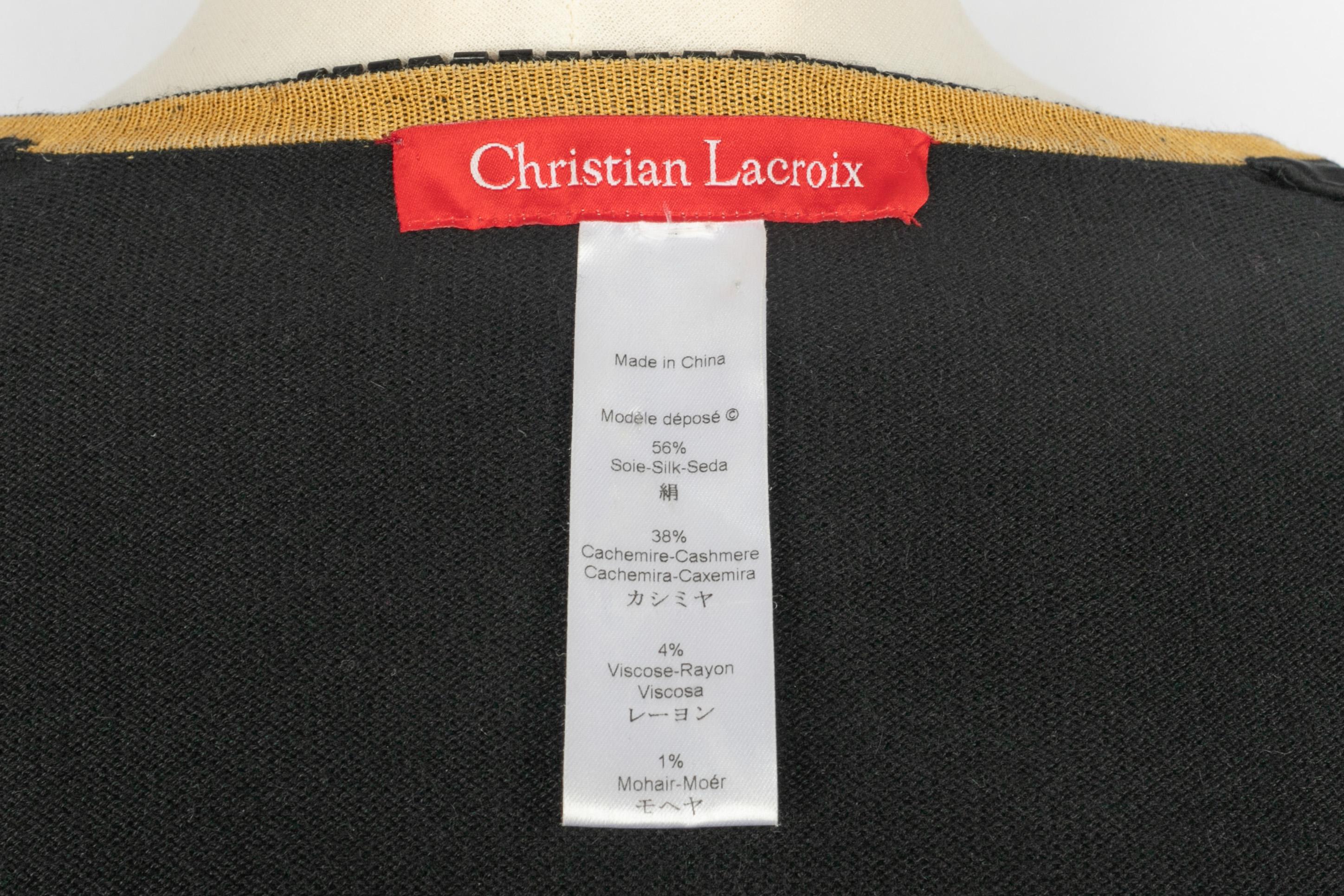 Chaqueta de punto Christian Lacroix en venta 4
