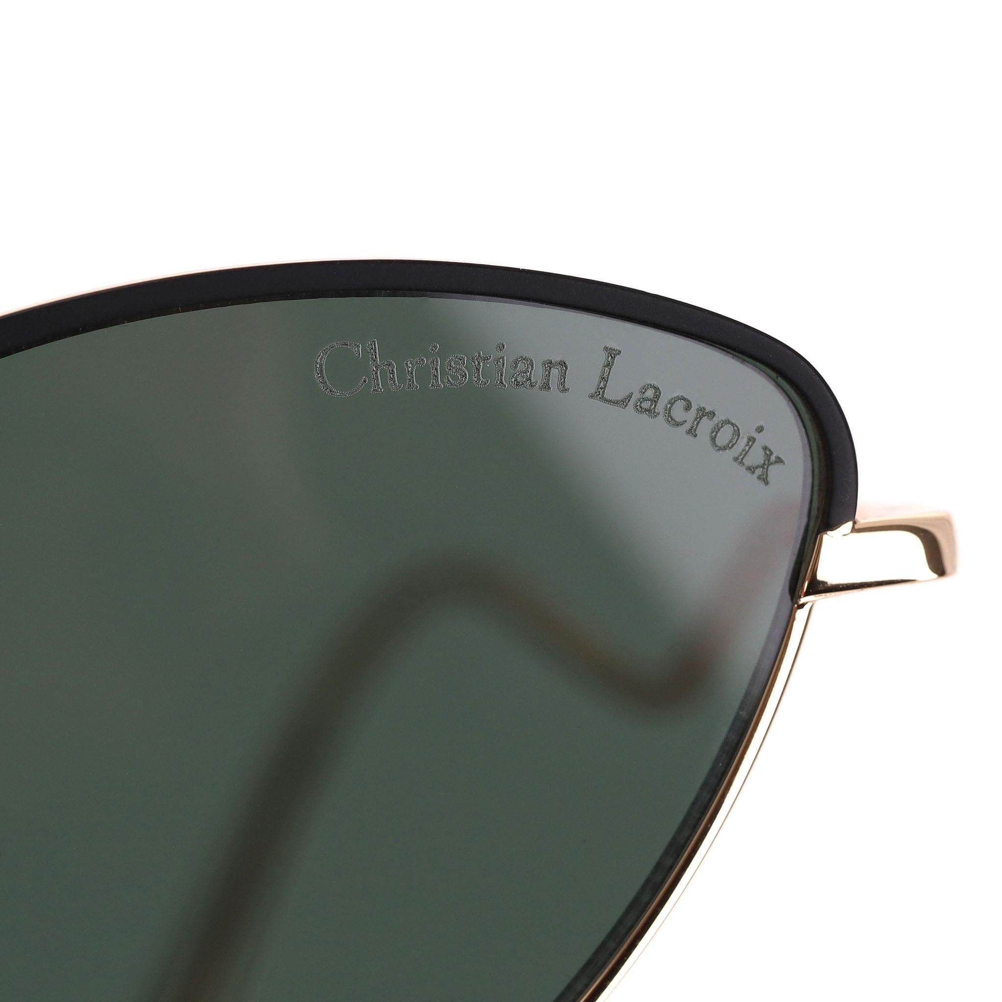 Women's Christian Lacroix Cat-Eye Sunglasses For Sale