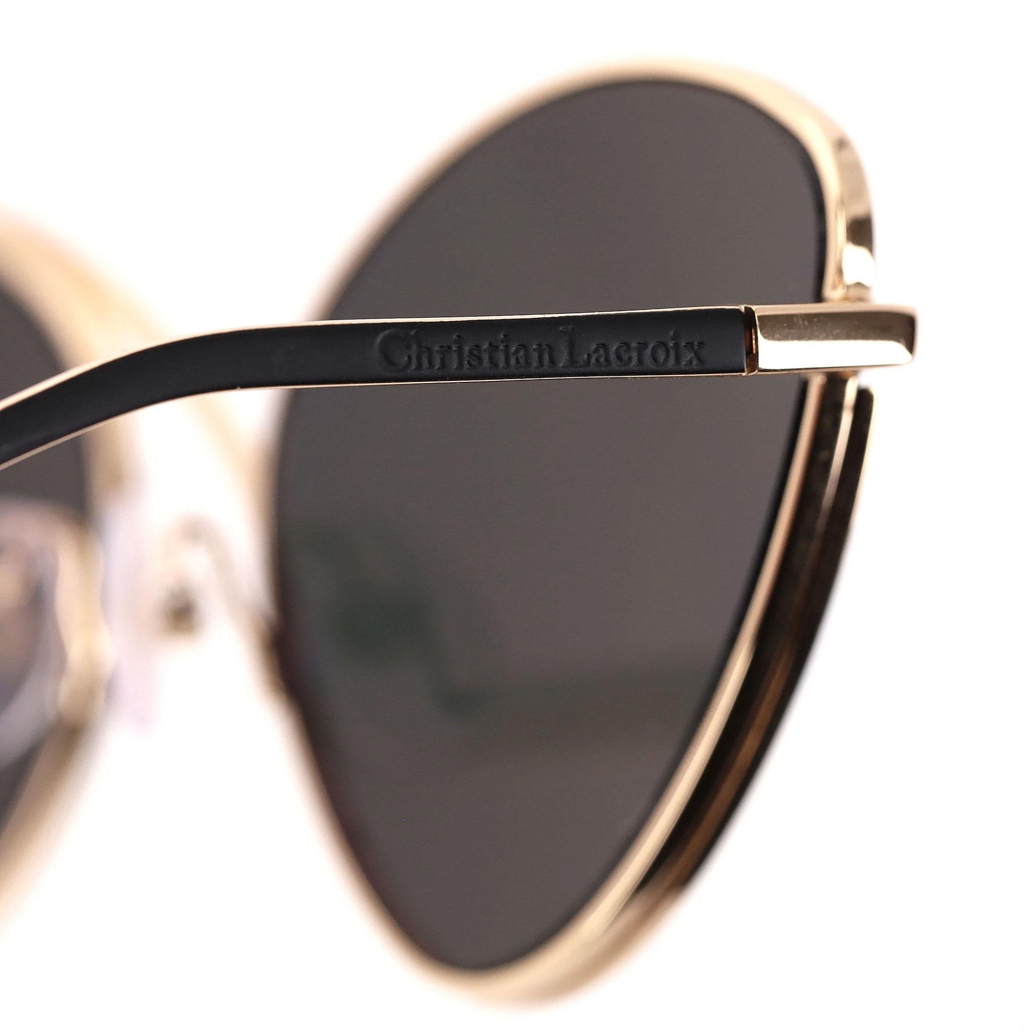 Christian Lacroix Cat-Eye Sunglasses For Sale 1