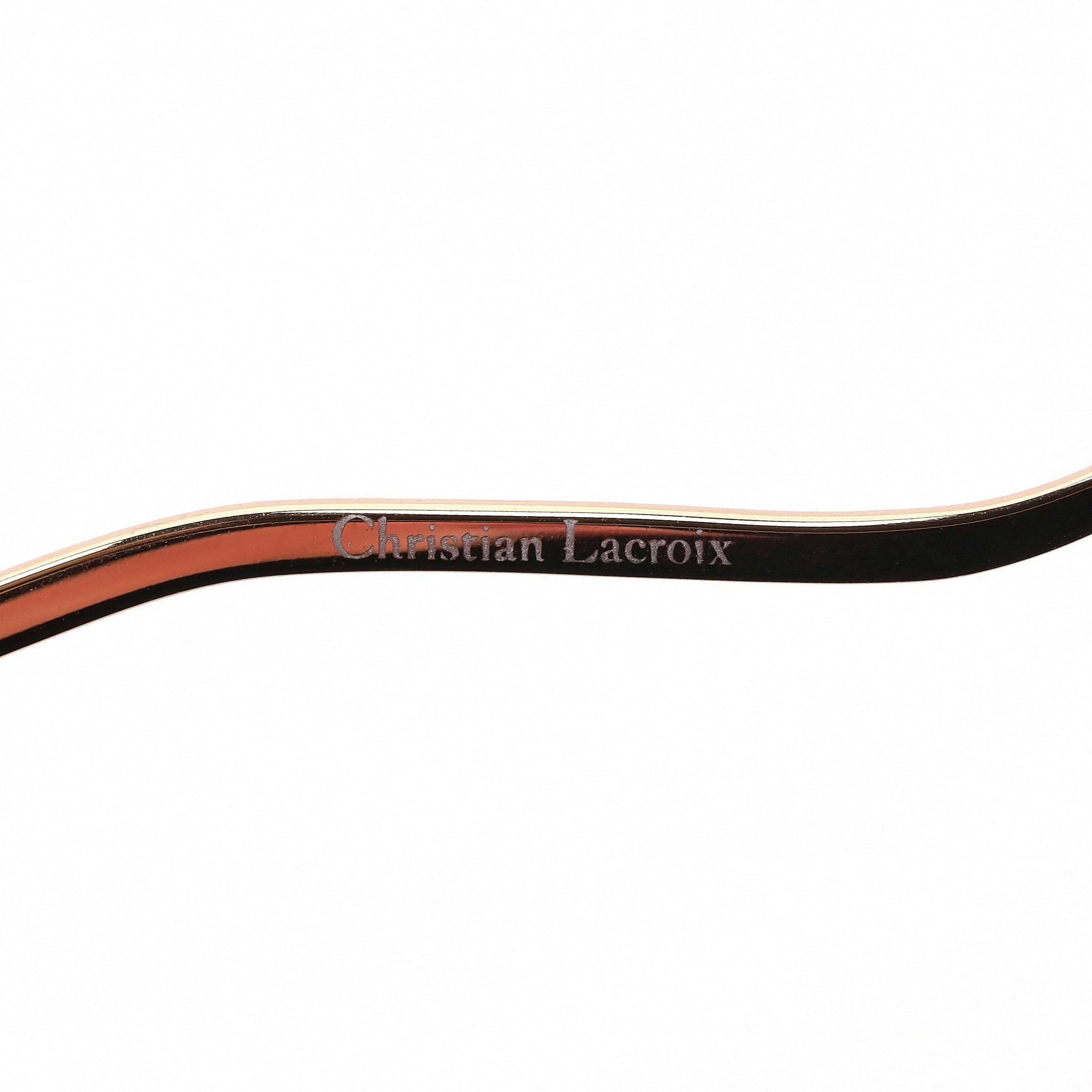 Christian Lacroix Cat-Eye Sunglasses For Sale 2