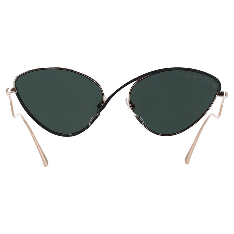 Christian Lacroix Cat-Eye Sunglasses For Sale at 1stDibs display picture 2