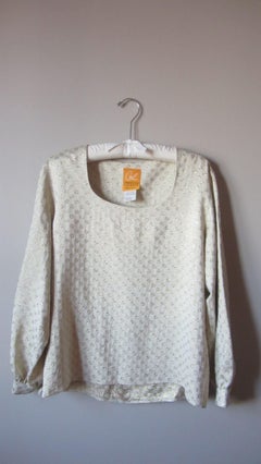 Chemisier en or champagne de Christian Lacroix, Circa 1990