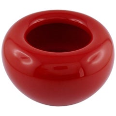 Christian Lacroix Chunky Red Resin Cuff Bracelet