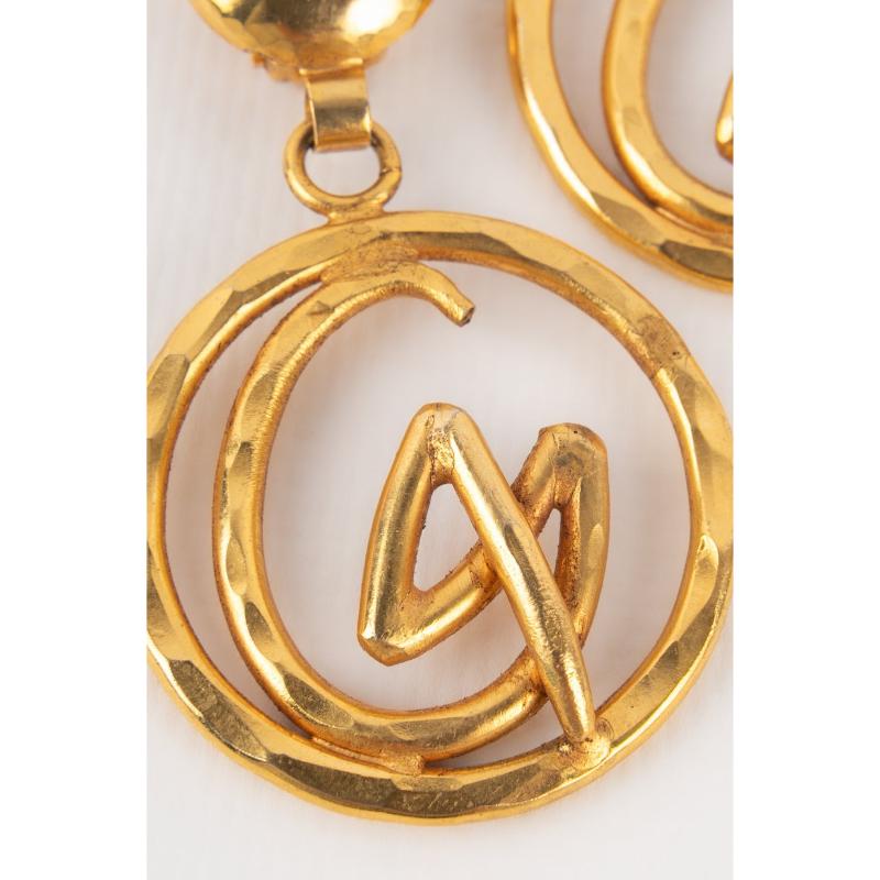 Women's Christian Lacroix Clip-on Earrings, 1990s For Sale