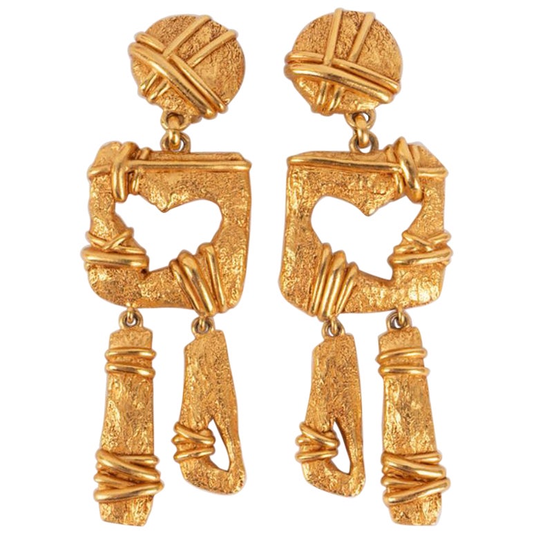 Christian Lacroix Clip-on Earrings, 1994