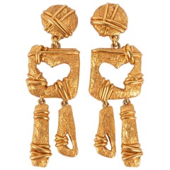 Christian Lacroix Clip-on Earrings, 1994
