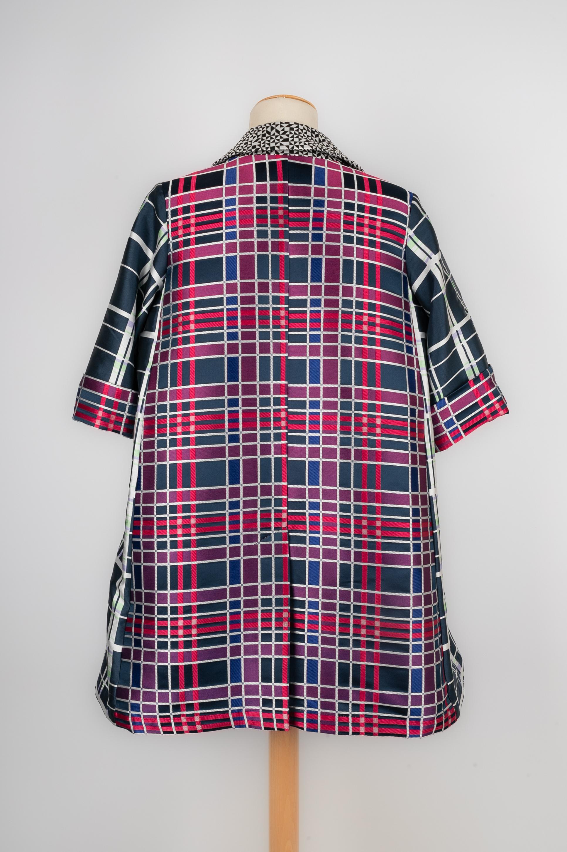 Gray Christian Lacroix coat For Sale