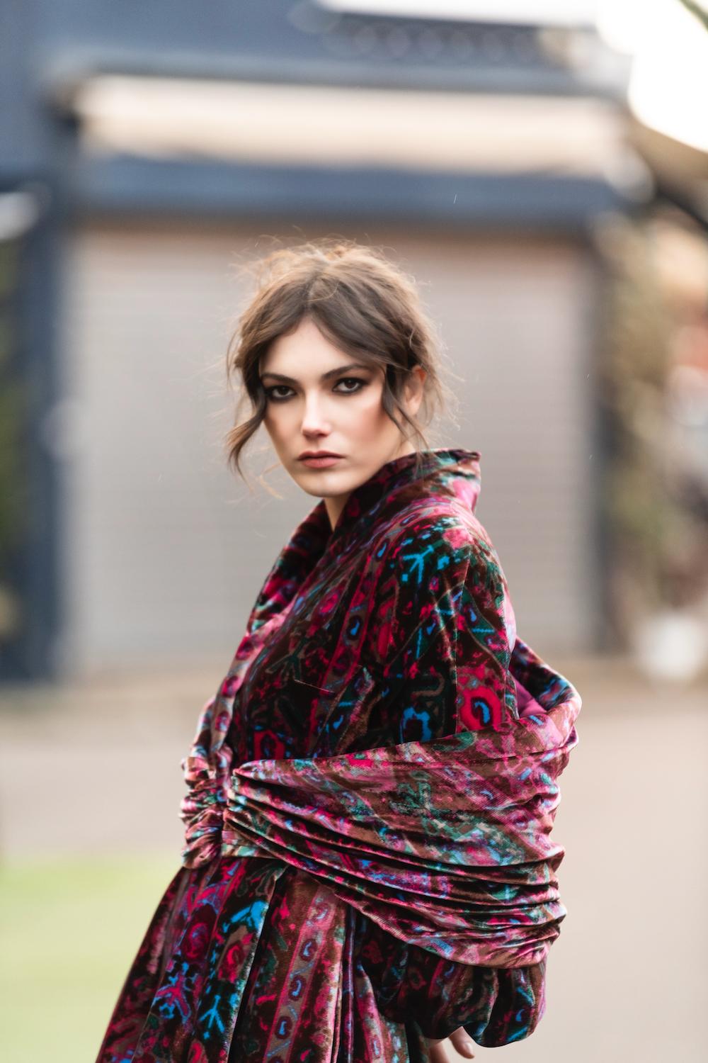 Black Christian Lacroix Coat Haute Couture, 1988/89 For Sale