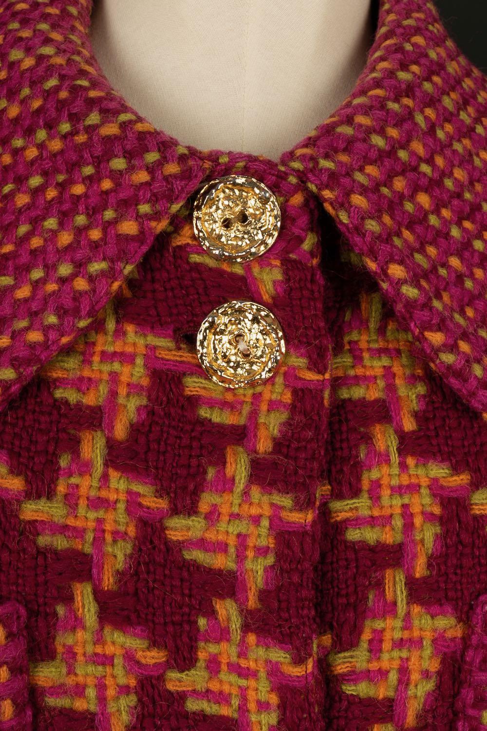 Women's Christian Lacroix Coat in Wool, Fall 1990 For Sale