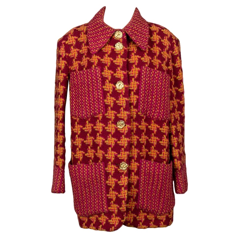 Manteau Christian Lacroix en laine, automne 1990