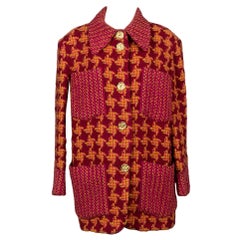Manteau Christian Lacroix en laine, automne 1990
