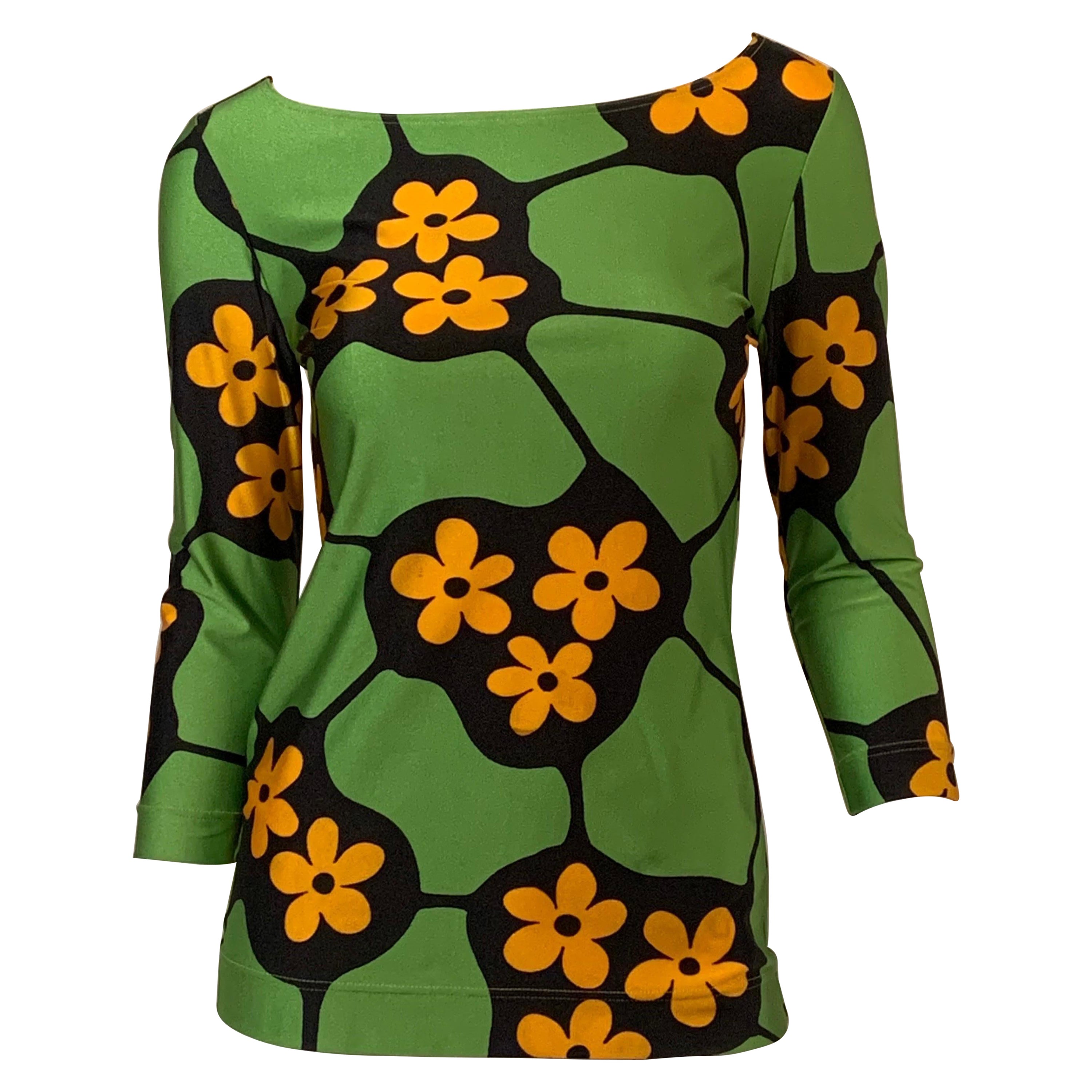 Top floral de colores Christian Lacroix