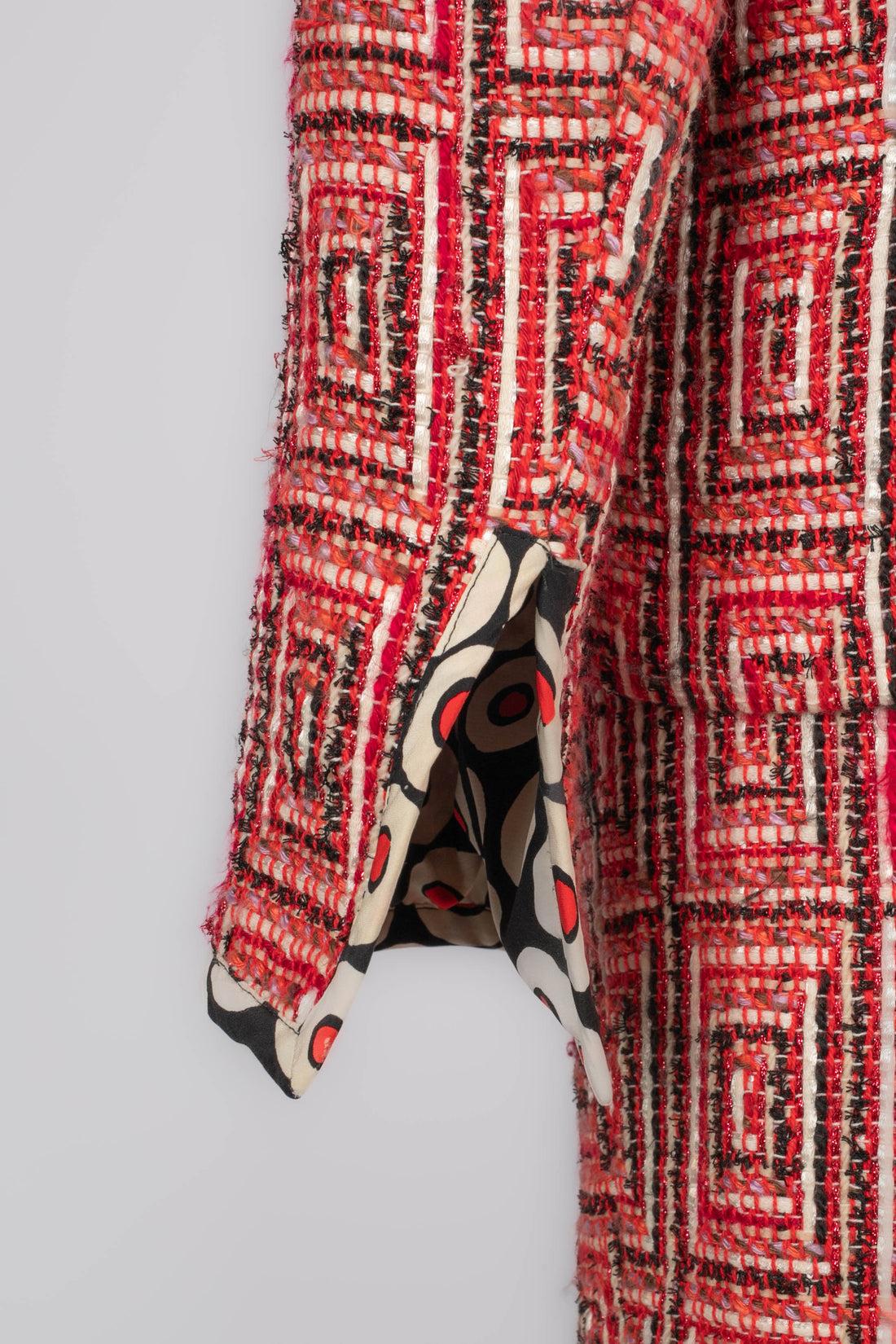 Christian Lacroix Cotton Tweed Suit For Sale 1