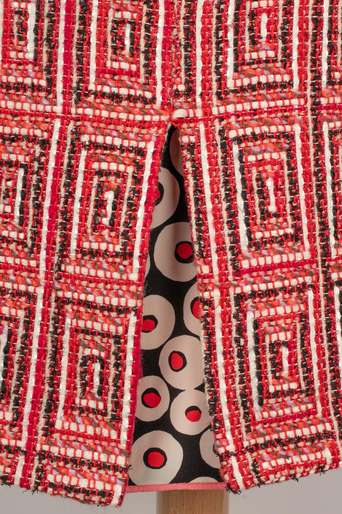 Christian Lacroix Cotton Tweed Suit For Sale 3