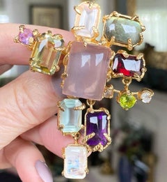 Christian LaCroix cross Brooch