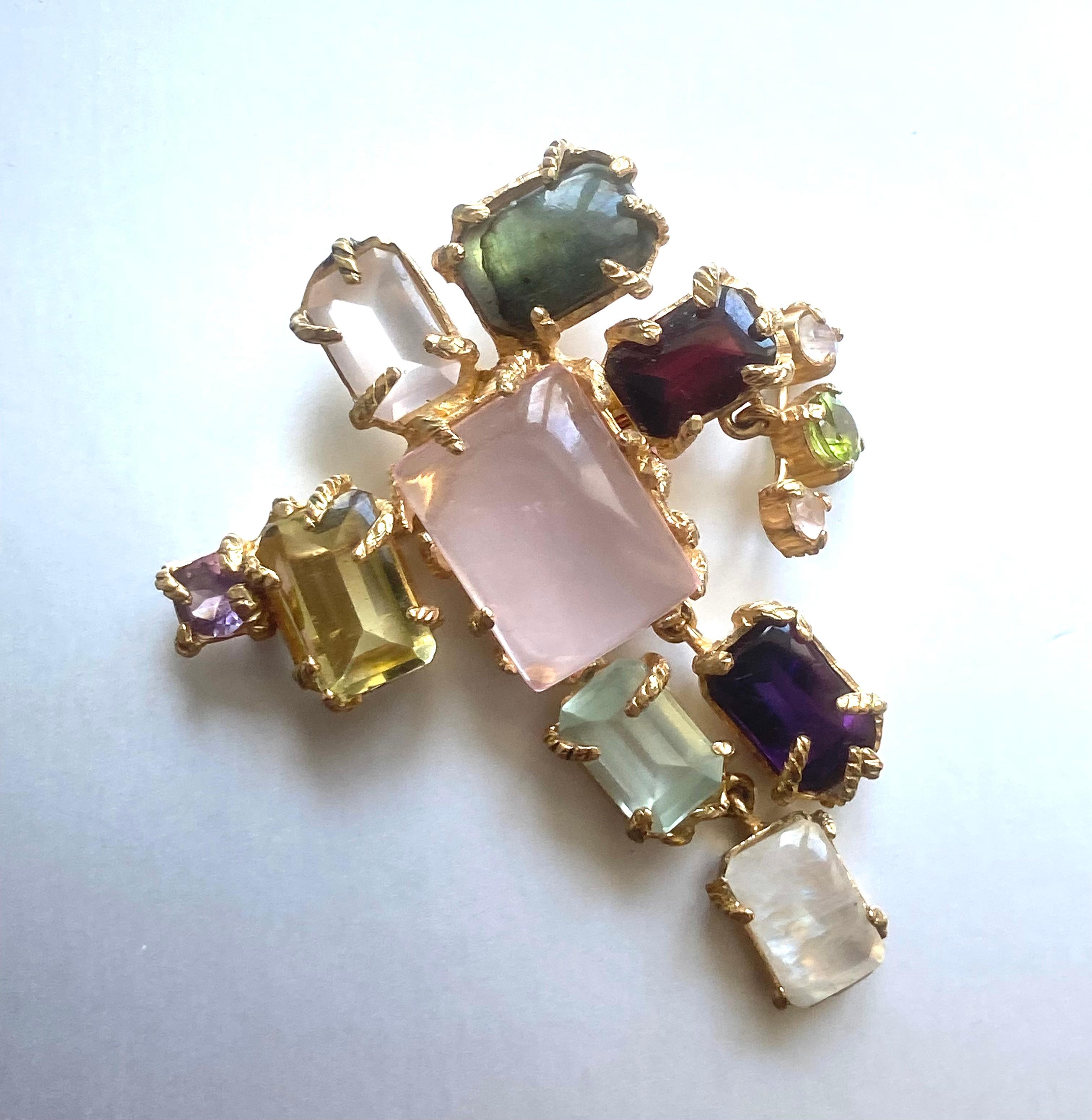 Women's or Men's Christian LaCroix cross Brooch For Sale