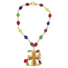 Christian Lacroix cross necklace
