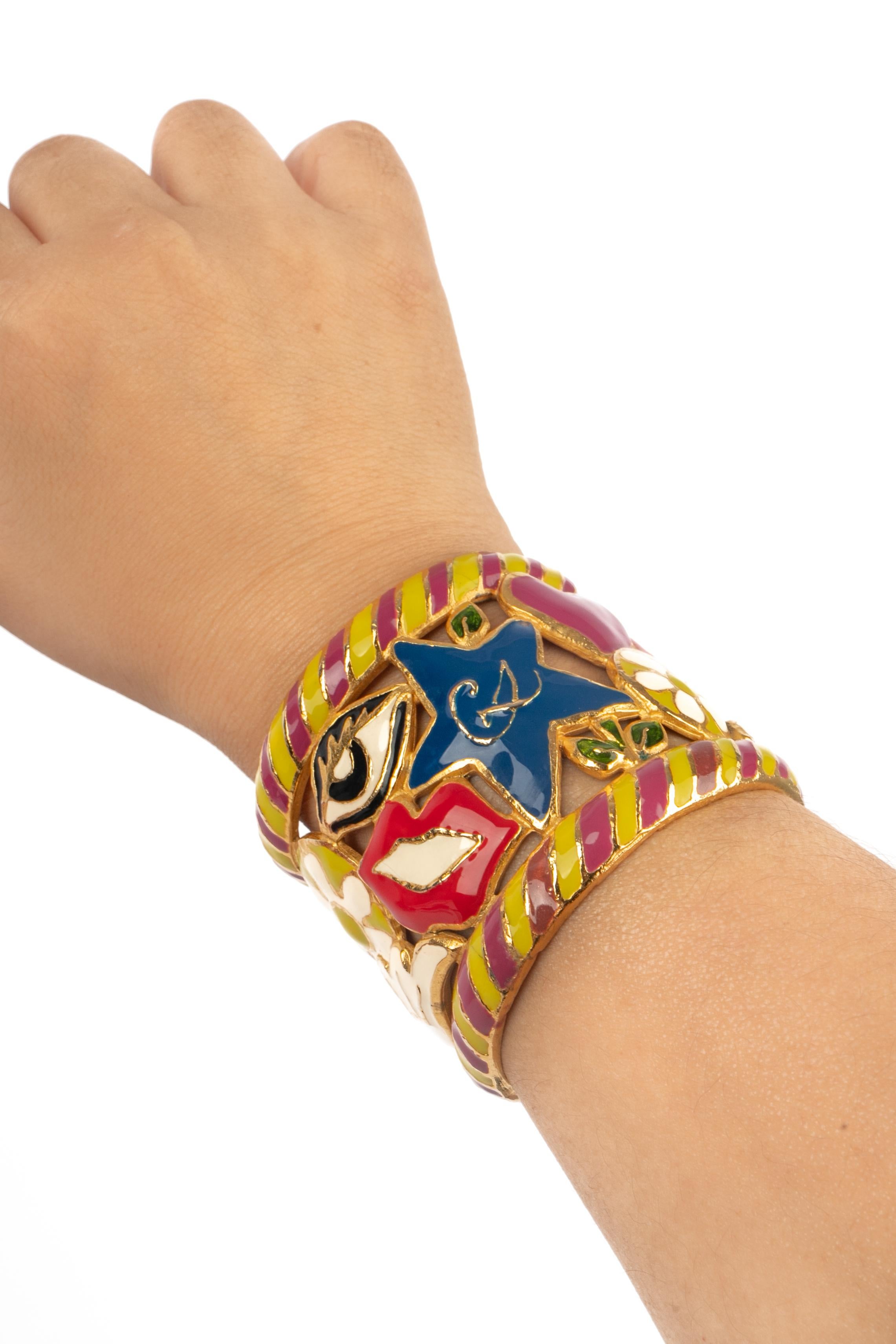 Christian Lacroix Manschettenarmband im Angebot 5
