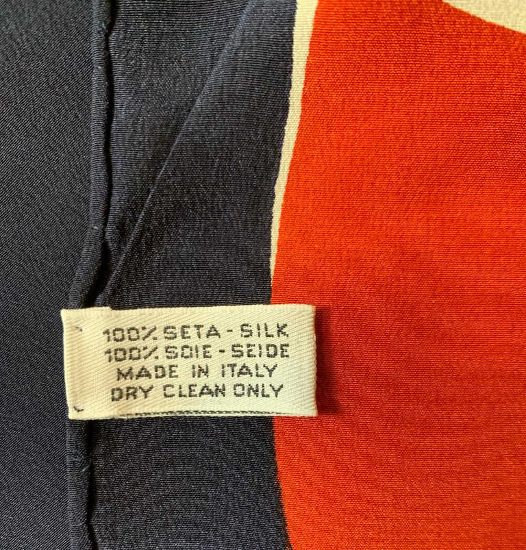 Christian Lacroix Cupid and Hearts Signature Silk Scarf at 1stDibs