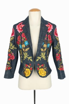 Christian Lacroix denim jacket 2000s