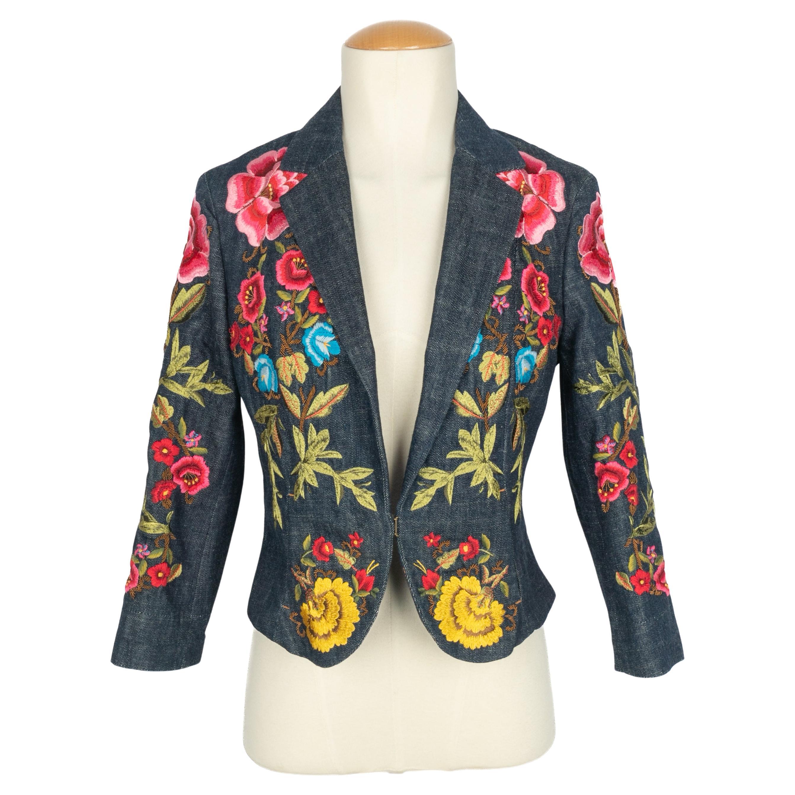 Christian Lacroix denim jacket 2000s