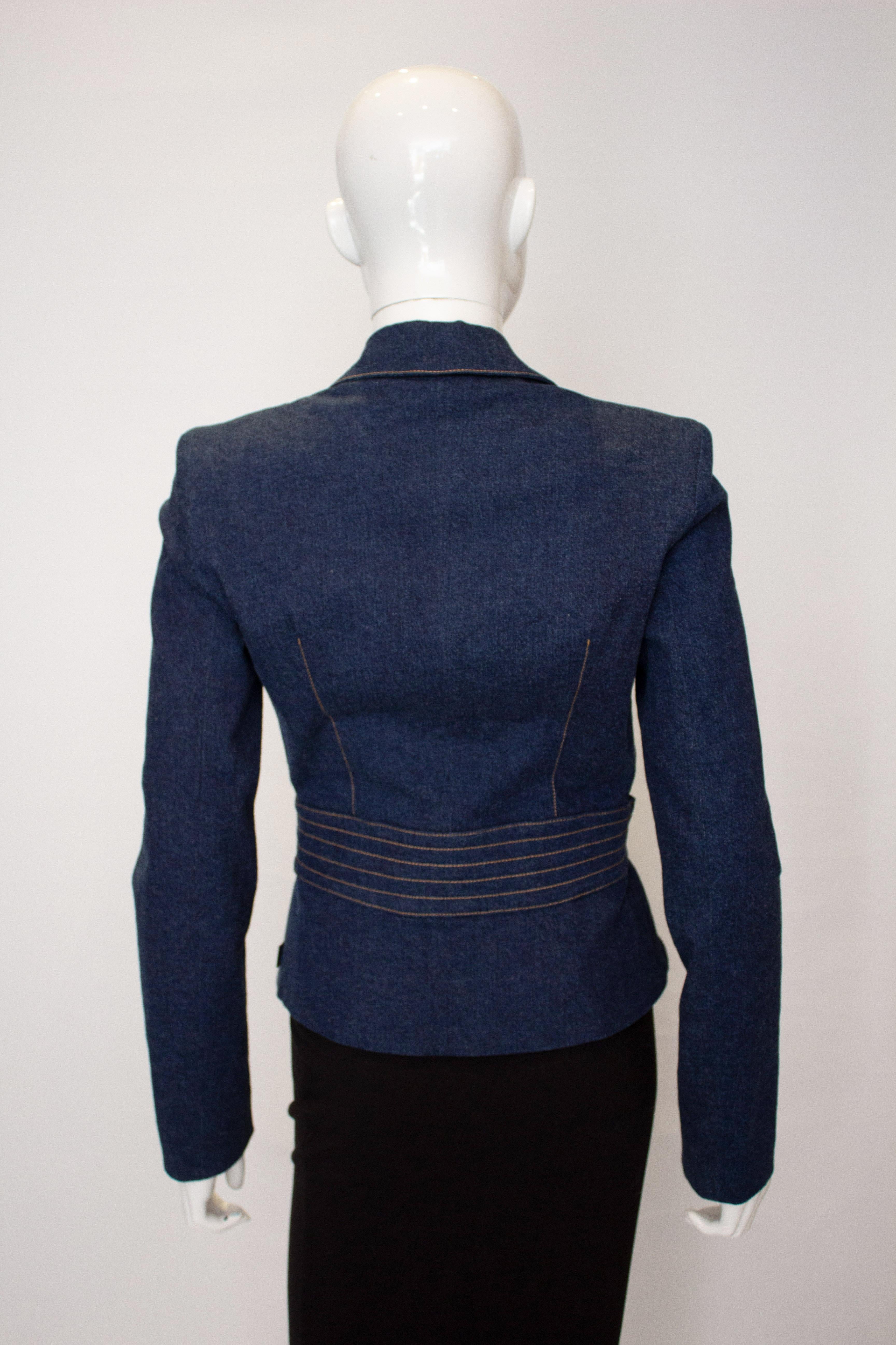 Christian Lacroix Denim Jacket In Good Condition For Sale In London, GB