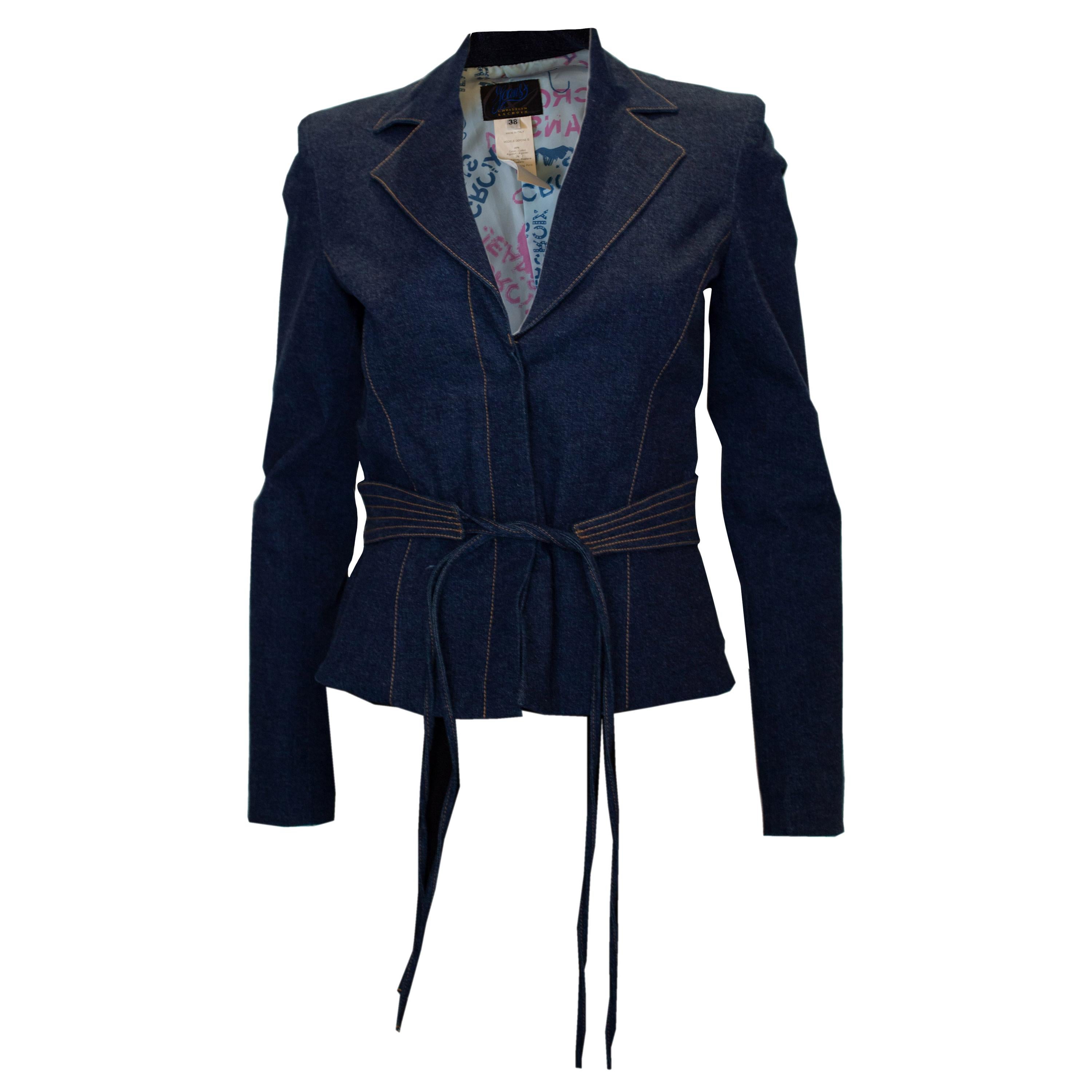 Christian Lacroix Denim Jacket For Sale