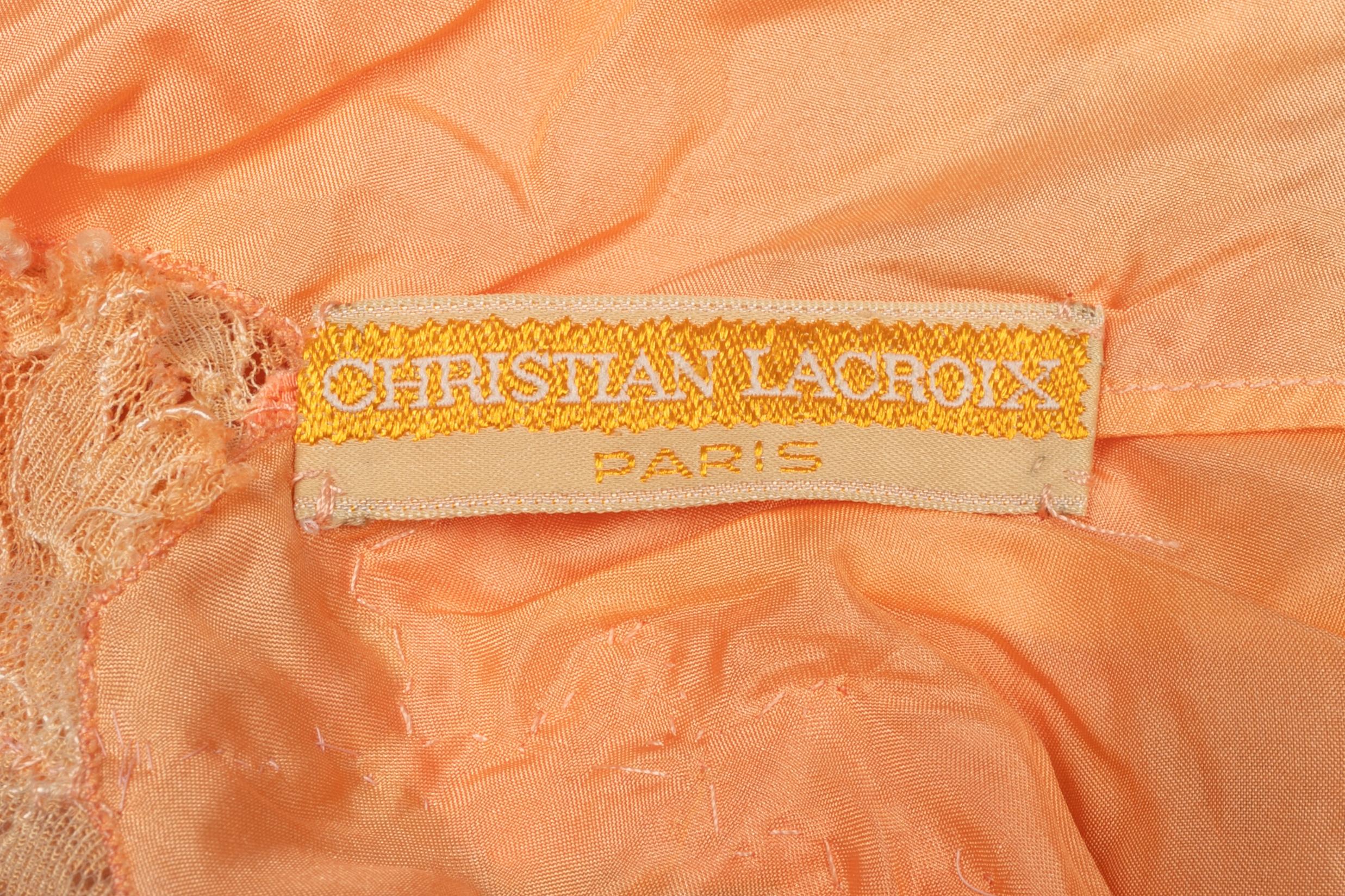 Robe haute couture Christian Lacroix en vente 8