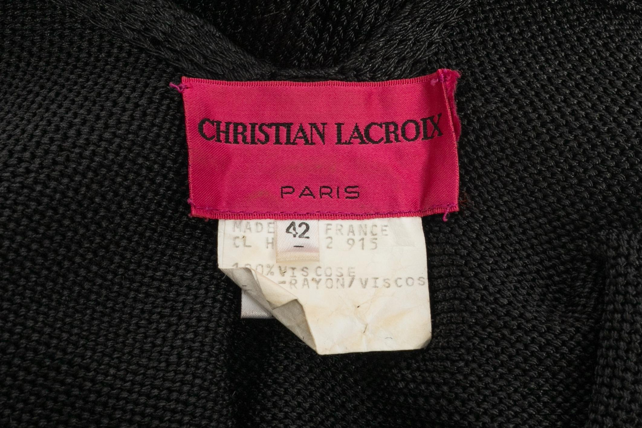 Christian Lacroix robe hiver 1993 en vente 5