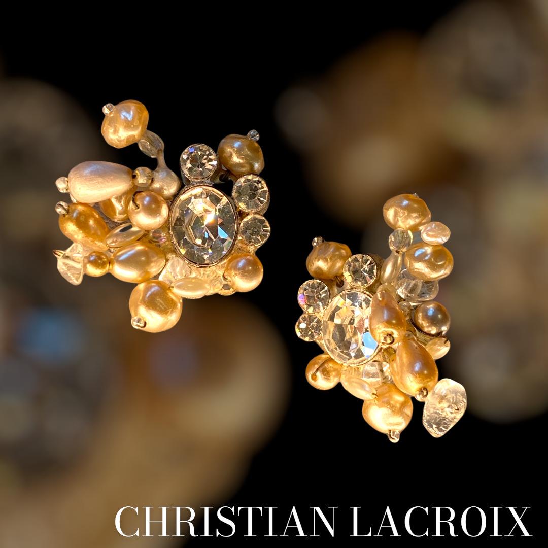 Christian Lacroix earrings In Good Condition For Sale In BÈGLES, FR