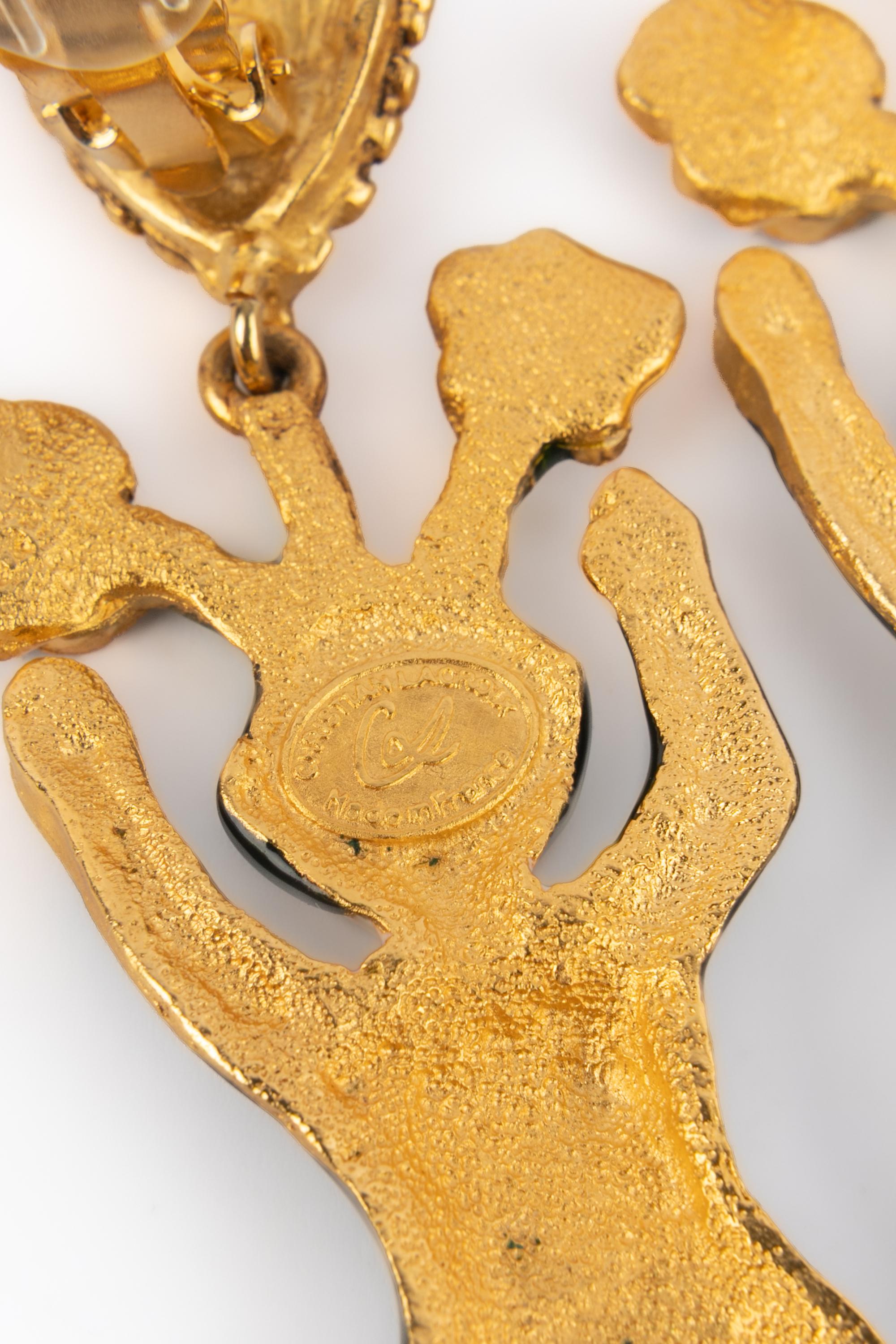 Boucles d'oreilles Christian Lacroix été 1994 en vente 4