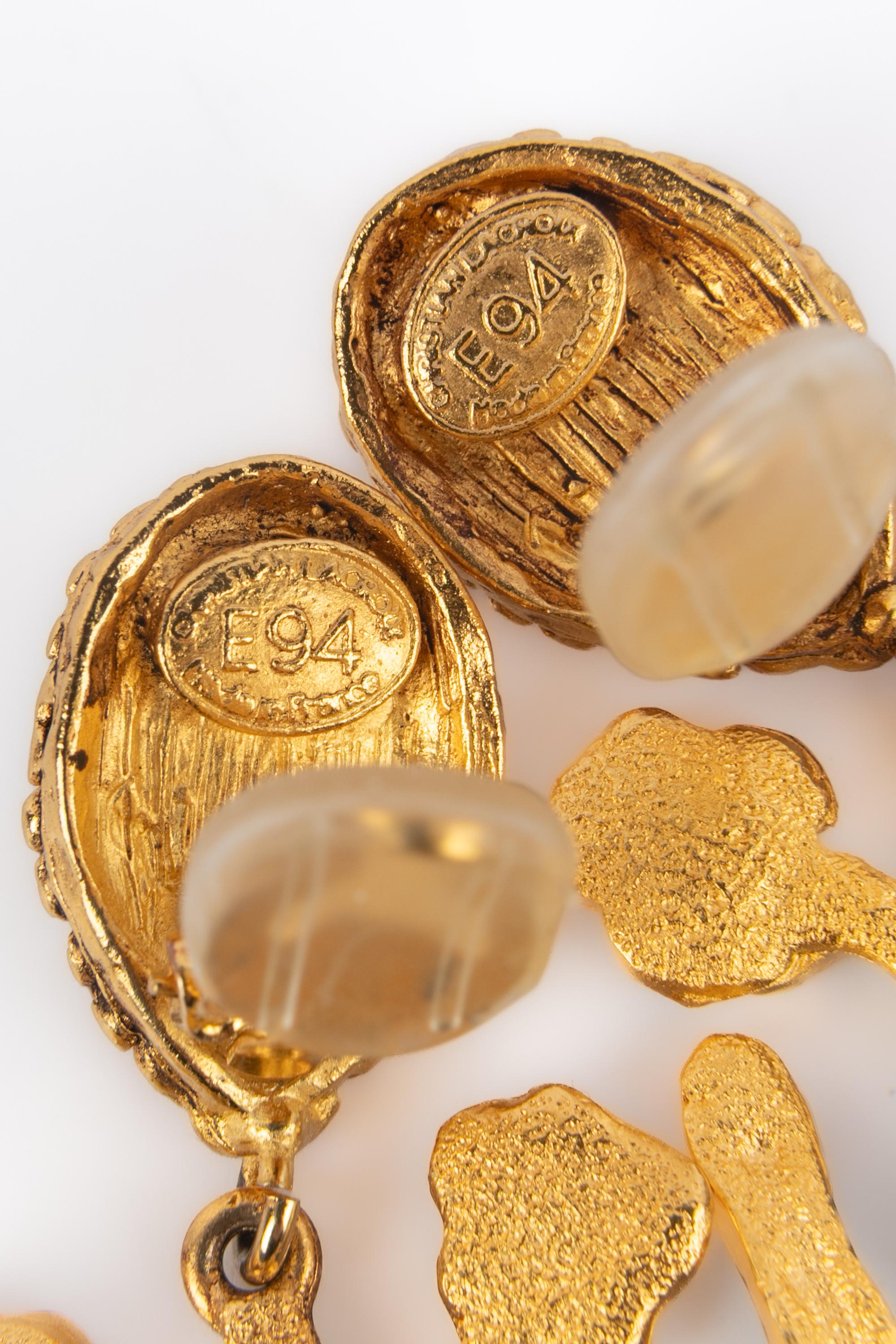 Boucles d'oreilles Christian Lacroix été 1994 en vente 5