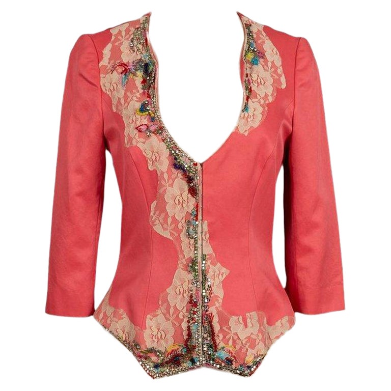 Top in cotone ricamato Christian Lacroix
