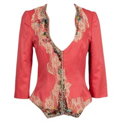 Top in cotone ricamato Christian Lacroix