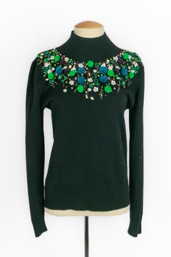 Christian Lacroix embroidered sweater