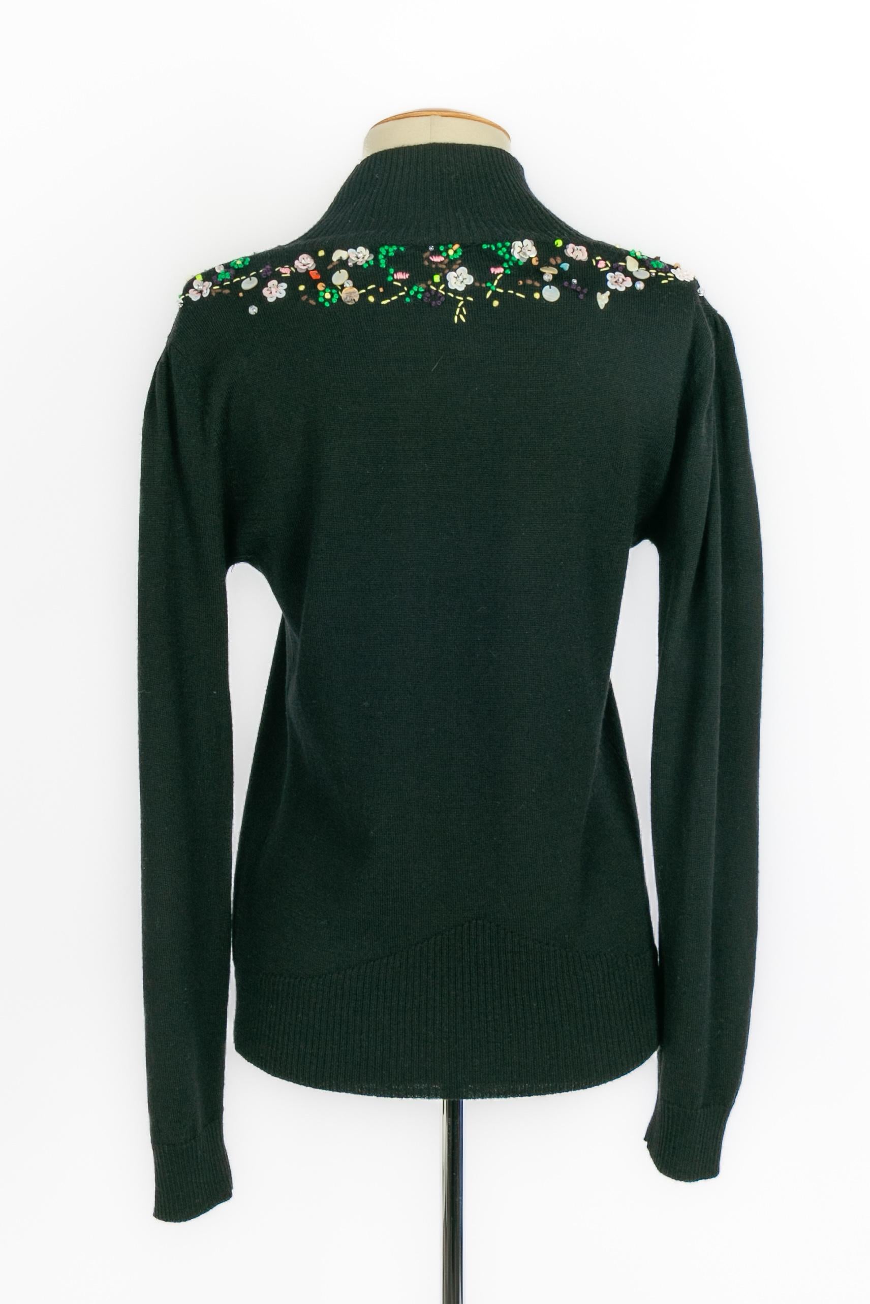 Christian Lacroix embroidered sweater Excellent état - En vente à SAINT-OUEN-SUR-SEINE, FR