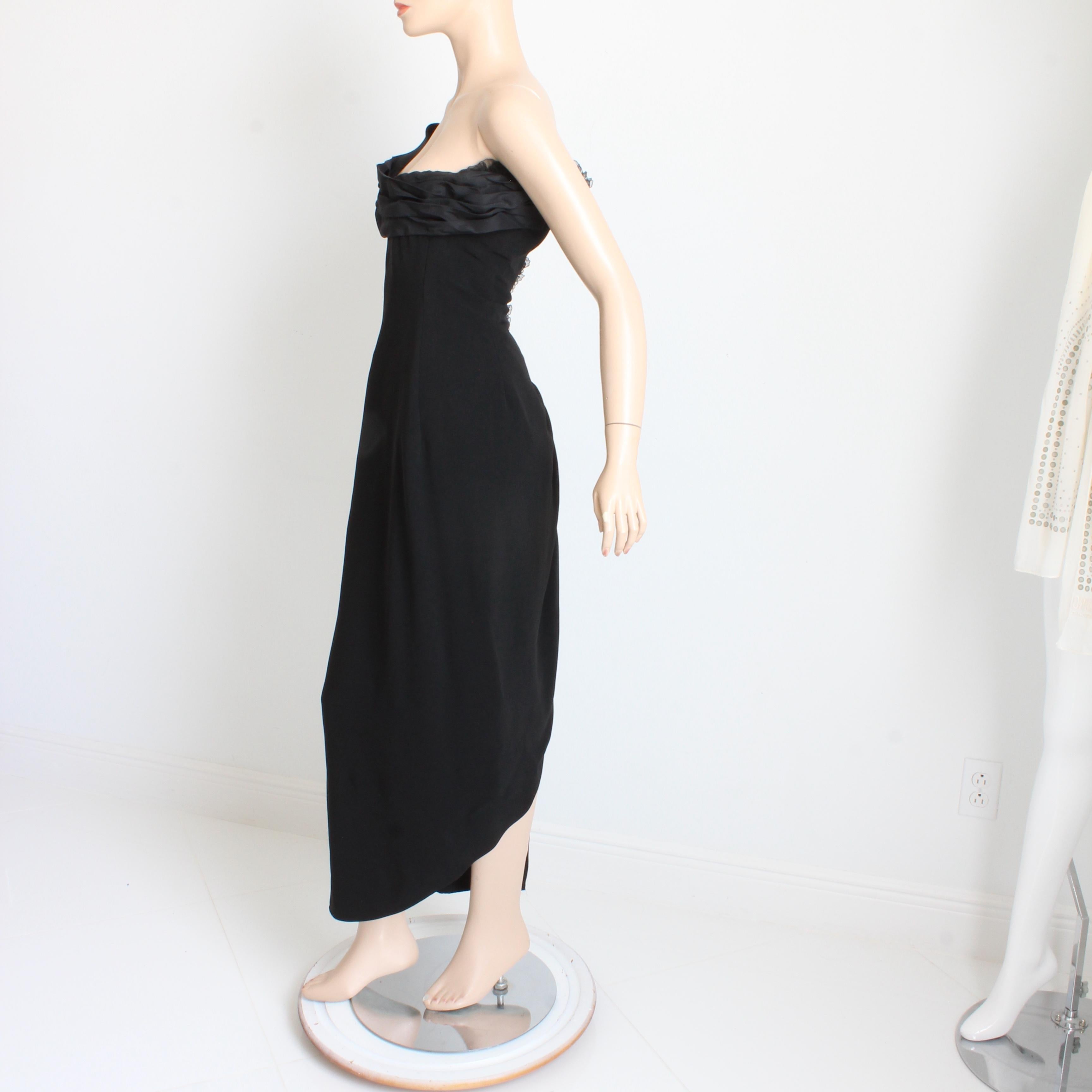 Christian Lacroix Abendkleid Korsett Haute Couture nummeriertes Seidenkrepp Selten XS im Angebot 2