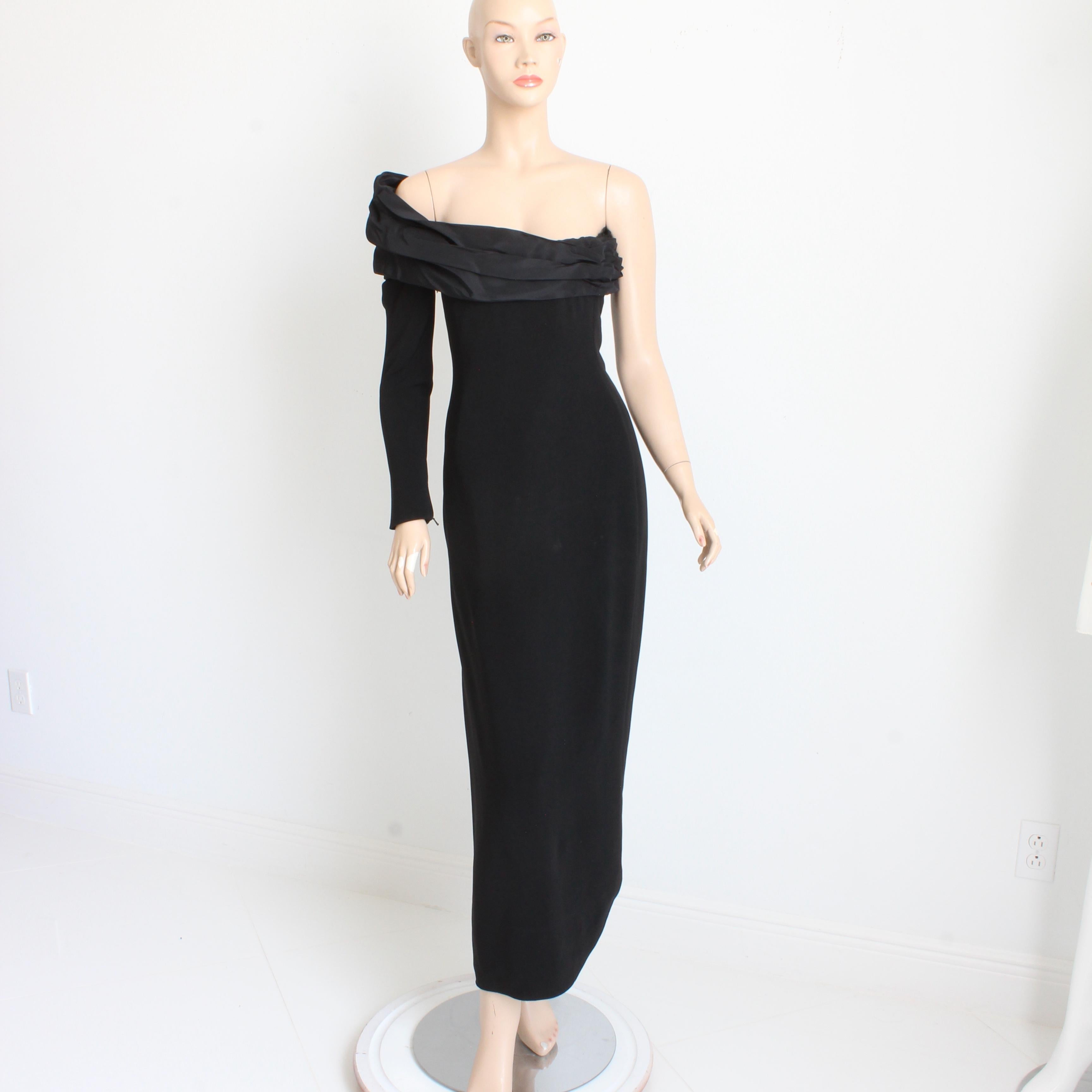 Christian Lacroix Evening Gown Corset Haute Couture Numbered Silk Crepe Rare XS For Sale 4