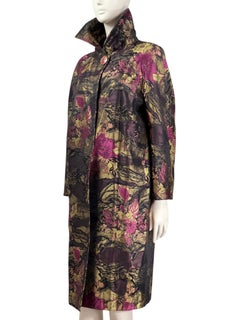 Christian Lacroix Fall 1999 jacquard multicolor coat