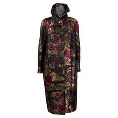 Christian Lacroix Fall 1999 jacquard multicolor coat