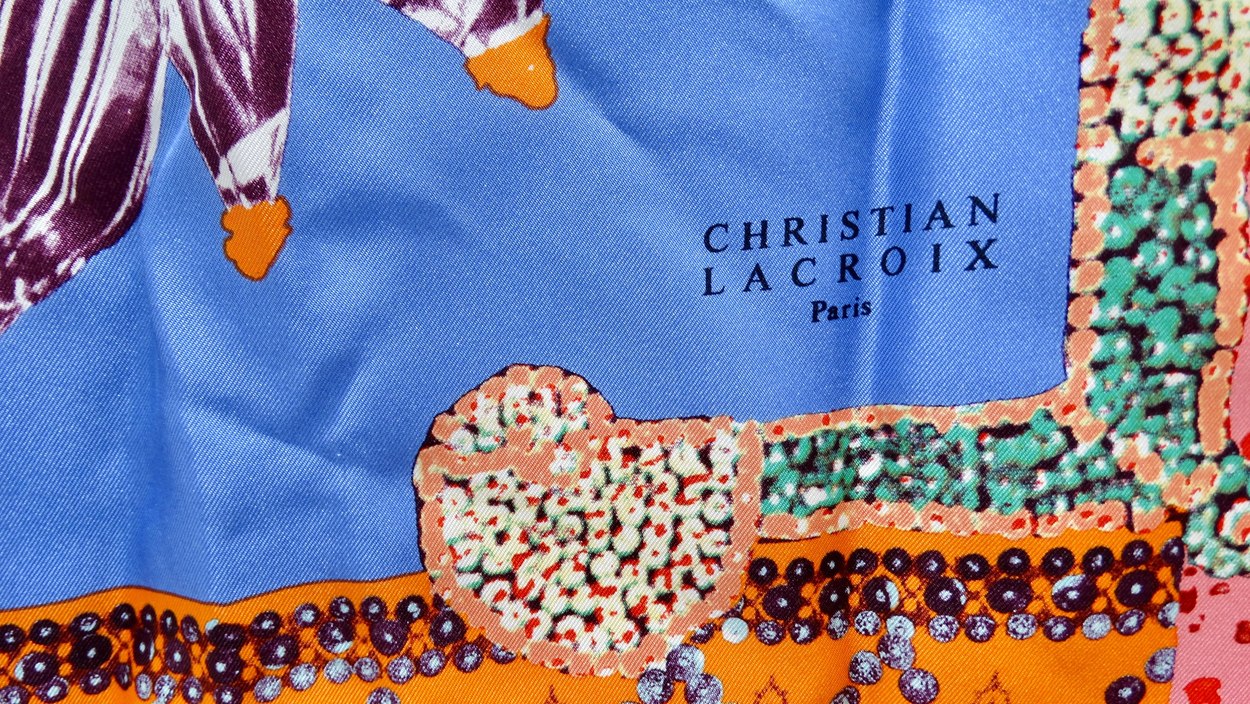 Sciarpa 'Fashion' anni '80 di Christian Lacroix In condizioni buone a Scottsdale, AZ