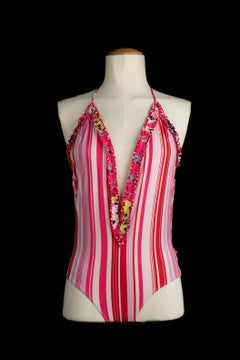 Christian Lacroix flounced swimsuit