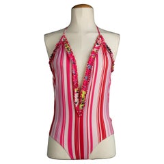 Christian Lacroix flounced swimsuit