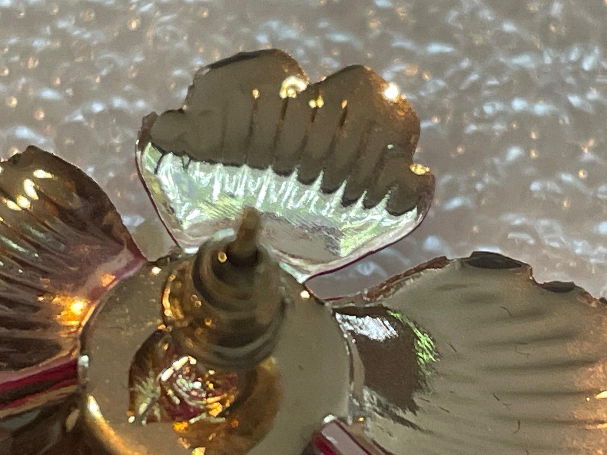 French Christian Lacroix Flower earrings For Sale