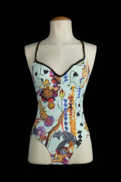 Christian Lacroix flower swimsuit