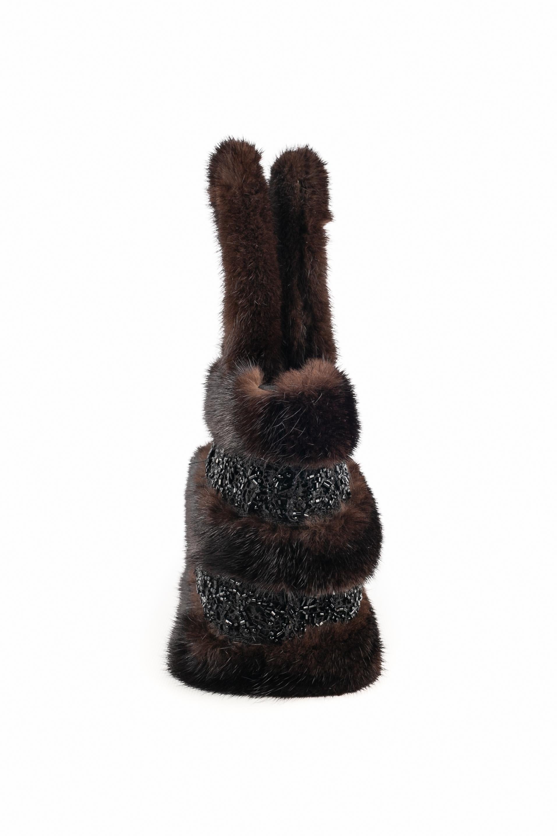 Women's Christian Lacroix fur bag For Sale