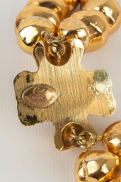 Christian Lacroix Gold Beads Bracelet