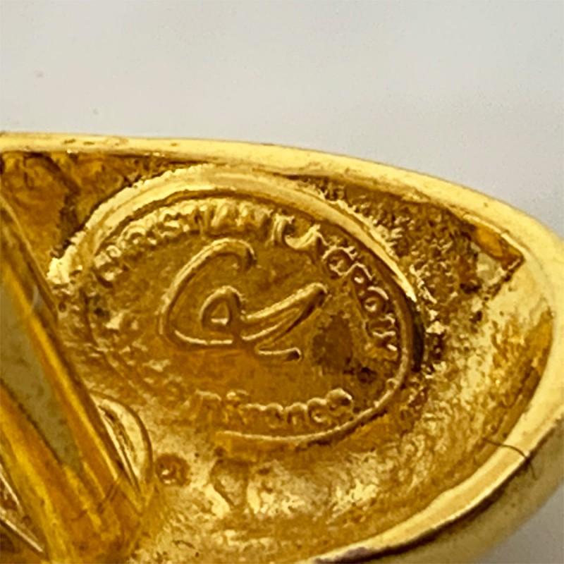 Men's Christian Lacroix Gold Cufflinks For Sale