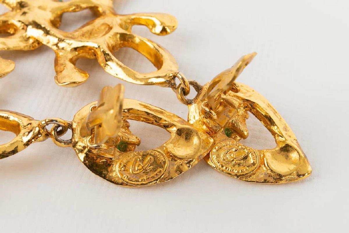 Women's Christian Lacroix Gold metal Openwork Earrings